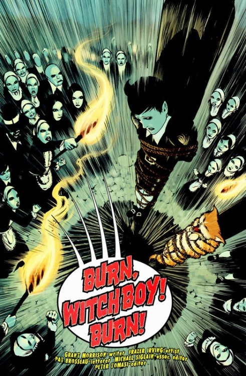 mordicaifeed:  “Burn, Witchboy, Burn” from Seven Soldiers: Klarion the Witchboy #4 (DC, 2005) by Grant Morrison and Frazer Irving 