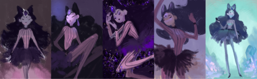 mokeydraws: Catsy Lighting and color explorations