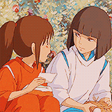 mochichou:“The bath-house and the old lady that’s there, and the gods… I like that kind of wor