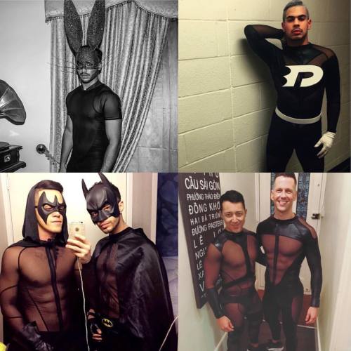 mugler88:  @dpadierna14 @kanonballl @markdeelau @krismicallefphotographer all looking great in their costumes made with Slick It Up gear! HAVE FUN TONIGHT!!! #Slickitup SlickItUp.com