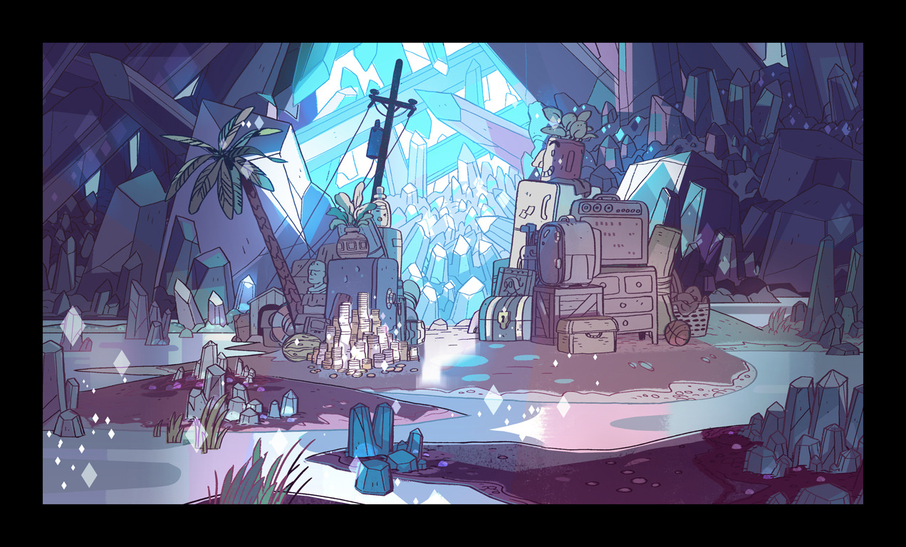 A selection of backgrounds from the Steven Universe episode: &ldquo;Together