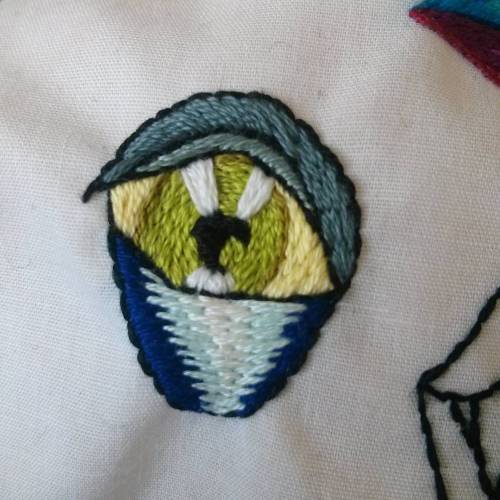 Spotlight eyes #embroidery #wip #patch #patchgame #etsy #handmade #eyes #homeworkparty