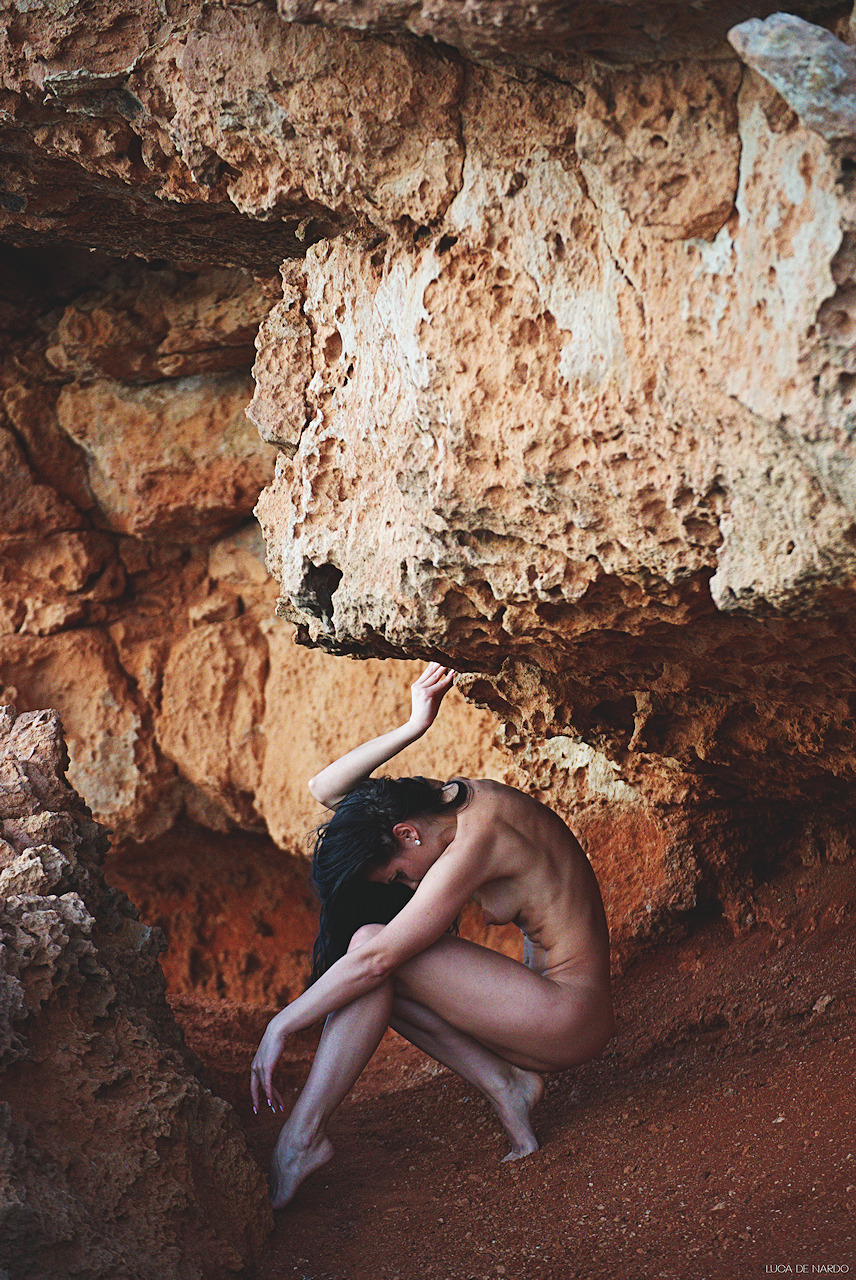 In to a cave in Formentera / Viktoriia / “ versions of the same photo / Colors