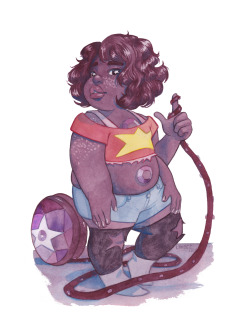 lyndezart:  Here’s a painting I did of Smoky Quartz last week! I love them so much ;__; Available as a print on Society6 