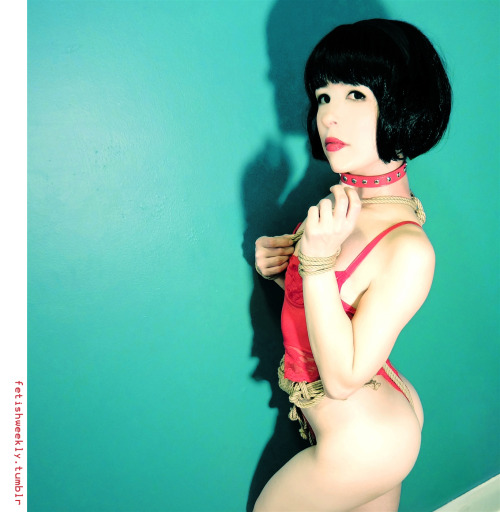 fetishweekly:This week’s set: Red Lace & Rope PantiesNext week we’ll be doing somethin