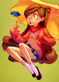 miru667: It was my friend iCat’s birthday yesterday so I drew her a Mabel! 