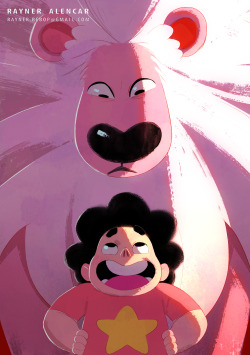 rayneralencar:  Steven and Lion, <3 best