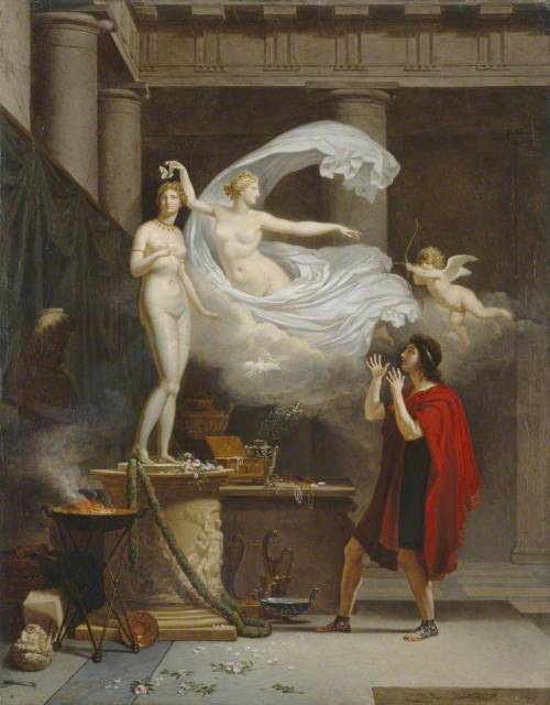 Pygmalion and Galatea (1797). Louis Gauffier (French, 1761-1801). Oil on canvas. Manc