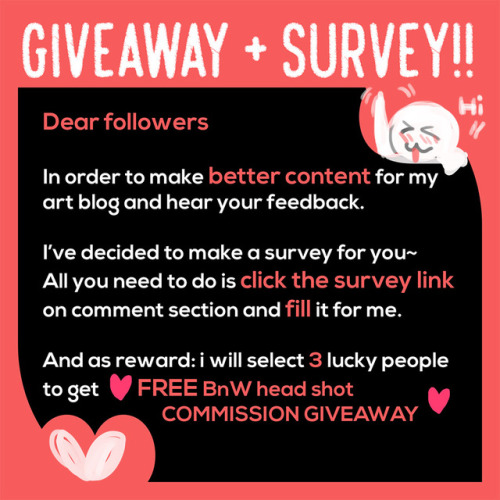 brilcrist:brilcrist:brilcrist:Dear Followers~I’m conducting a survey for more better art blog conten