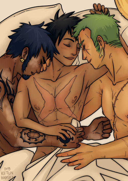 &hellip;sleepy boyfriends&hellip;(i was gonna have em wear clothes but then i thought about it for a