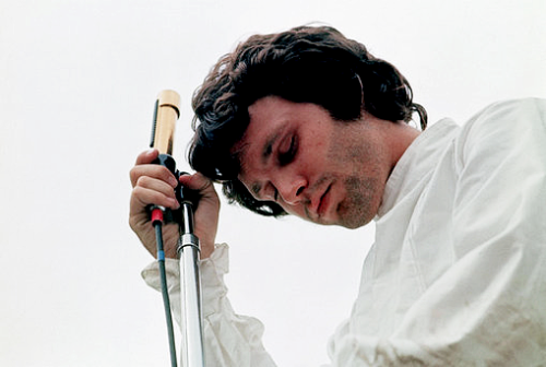 Jim Morrison at Northern California Folk-Rock Festival, May 18, 1968.