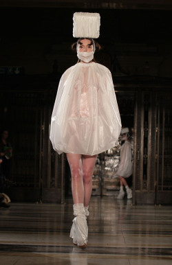 wompee:  Some wedding dress ideas from London Fashion Week Pam Hogg / Fashion East / Meadham Kirchhoff 