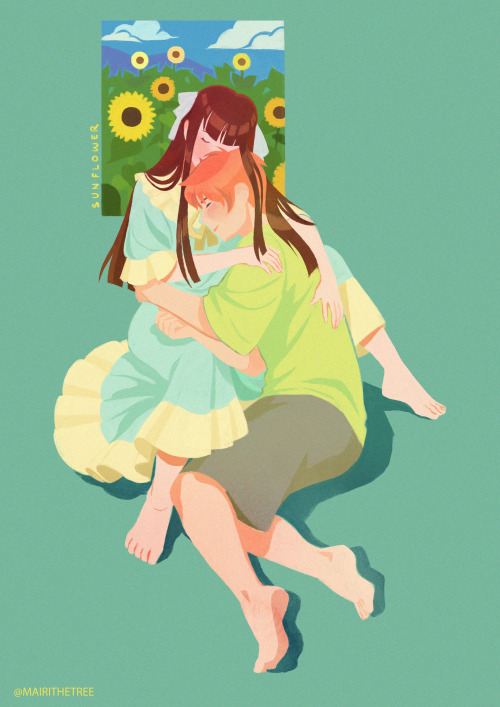 Kyoru-Sunflower by mairithetreeI have two moods for these two : sunny, soft, and sweet (while listen