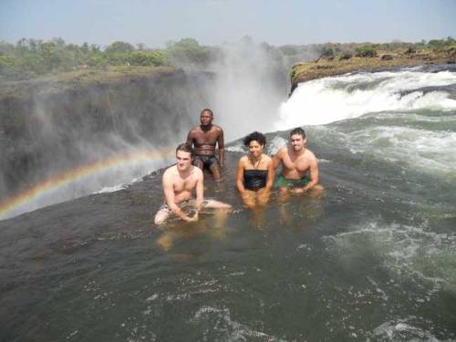 The Above Is Devils Pool Located In Victoria Falls. You Can Probably Guess As To Why They Give It That