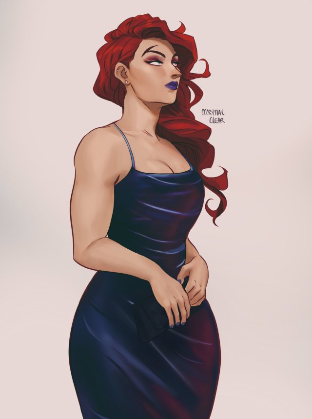 I love drawing Louise in different dresses
