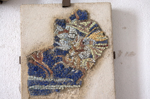 Roman mosaic fragment from Cumae nymphaeum* 1st century BCE / 1st century CE* Museo archeologico dei