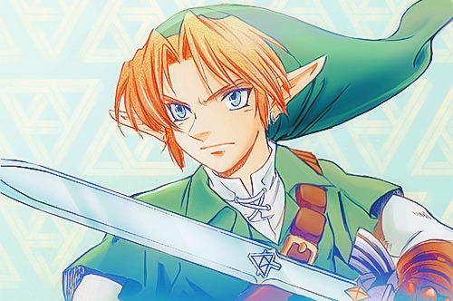 love1ess:Link and Zelda from the Ocarina of Time Manga by Akira Himekawa