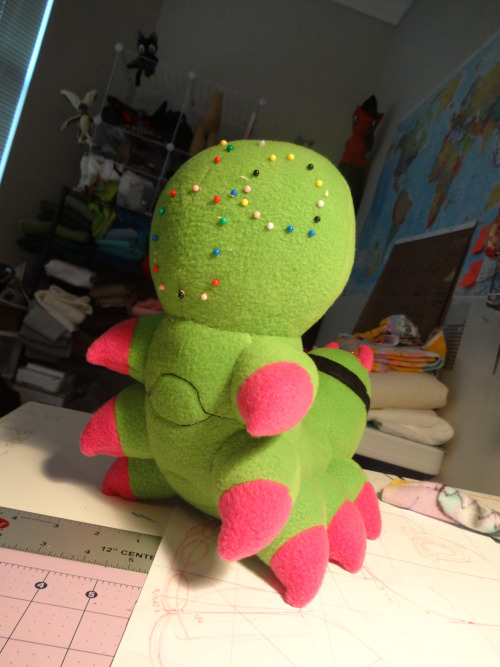 XXX janelles-plushies:  The making of a Wormmon! photo