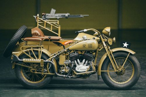 Japanese Type 97 motorcycle, World War II