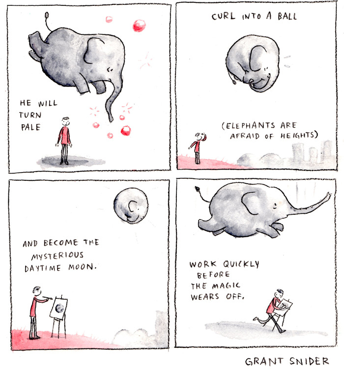 incidentalcomics:  Drawing the Moon