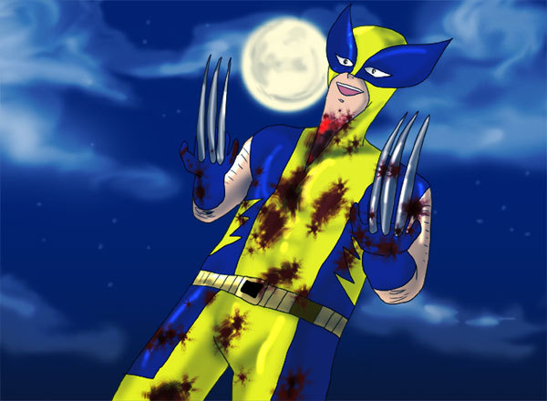rcaptain2012:  fuckyesdeadpool:  by おまる   X 学園 HANDSOME! 