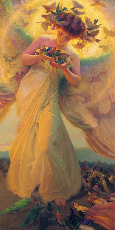 Franz Dvorak - The Angel of the Birds - 1910