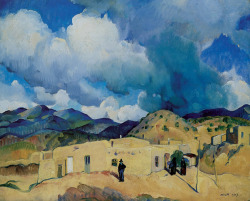 Leon Kroll (1884 New York City - 1974 Gloucester, Massachusetts); Santa Fe Hills,