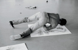 hombre-hombre:  David Hammons making body