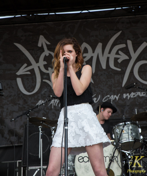 Echosmith playing at the Vans Warped Tour at Darien Lake (Buffalo, NY) on 7.8.14 Copyright 27K Photo