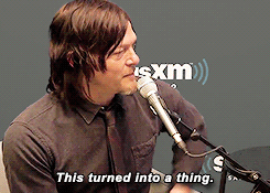 reedusnorman-deactivated2015070: Norman Reedus flips off an entire audience [x]