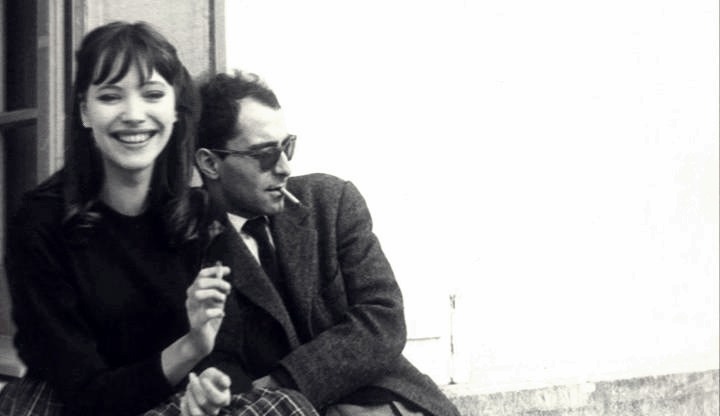 ecklekctic:  Anna Karina: That happened while we were shooting the picture in Geneva.