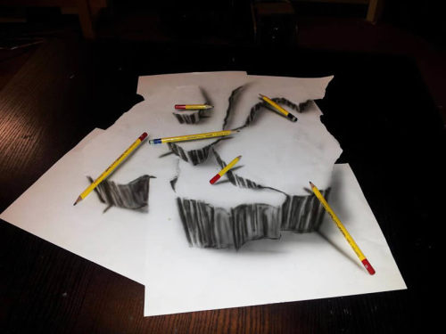 farewell-kingdom:  JJK Airbrush - “I ripped some paper and drew some rocks on it. Now try to see this as a flat surface. And trust me…it is as flat as it can be” (via) 
