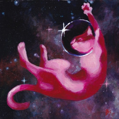 sosuperawesome:Space Cats by Bronwyn Schuster on inprntMore posts like this