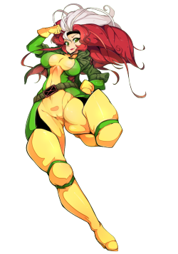 rule34andstuffreborn:  Top 34 Fictional characters that I would wreck (provided they were non-fictional):16. Rogue (X-Men).