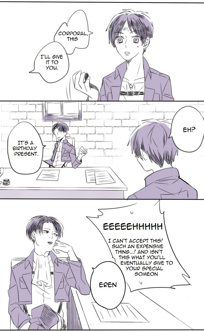 isolilili:  【リヴァエレ】指輪 by 緒乃Ring Happy birthday, Eren!! 