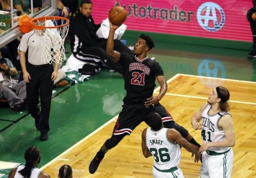 This kid goes into the Garden, drops 30 points and helps then Bulls steal game 1. Jimmy Buckets, lad