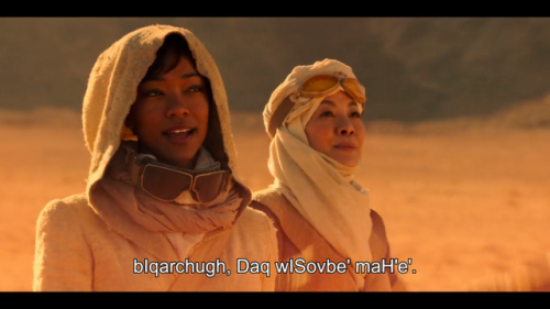 hellotailor:on netflix, you can watch Star Trek: Discovery with klingon language subtitles.