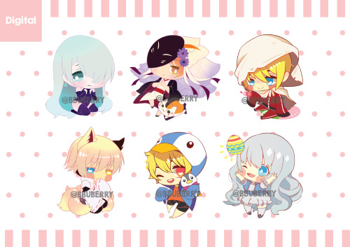 bbuberry: Finally have time to put some samples for commissions! Yes, the commission is still open b