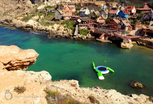 inphotosbygee: lovely Popeye Village in Anchor Bay seen from the hill overlooking the village - Malt