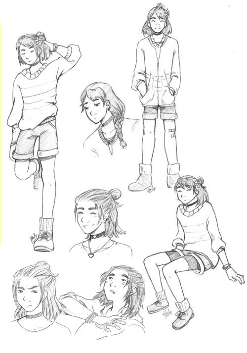 Older Frisk sketches that got cleaned ❤They range from 17-20 years old here.