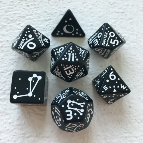 the-runnerswift:thatgayguywitch:theforbiddencandy:The Constellation Dice looks amazing, they’re so p