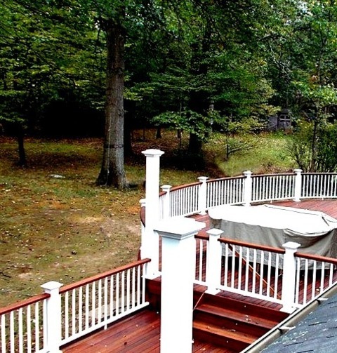 New York Backyard Deck
