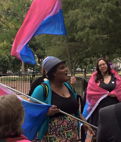 bi-trans-alliance:  September 21, 2015:  Impromptu bi rally at the White House during