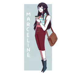 jellyfishcakes:  Marceline having a peppermint