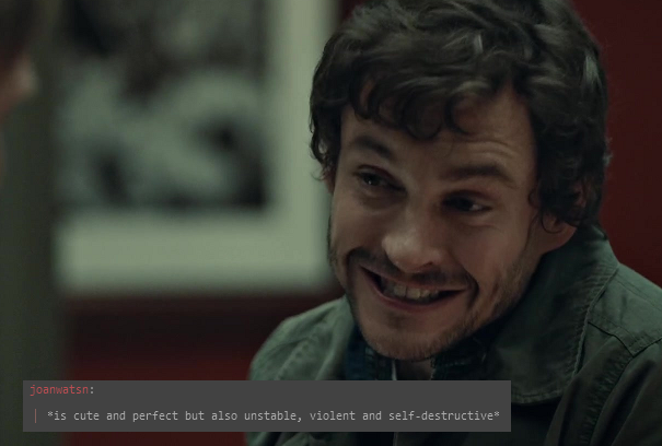 hannibalisticcrack:  Click here for more sad relatable Will and crack 