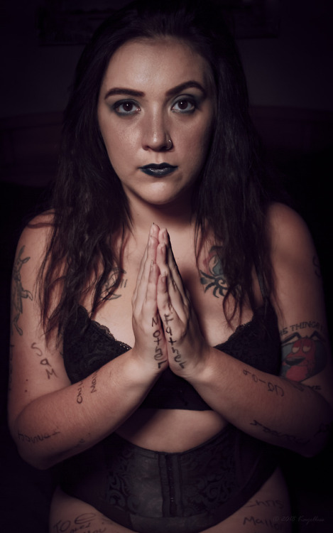 If I pray for forgiveness will it cleanse my flesh of your memory?featuring Alexandria Danelle Hampt