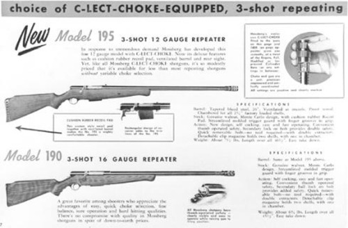 peashooter85:Mossberg Bolt Action Shotguns of the 1950’s and 1960’s,During the 1920’s and 1930’s it 