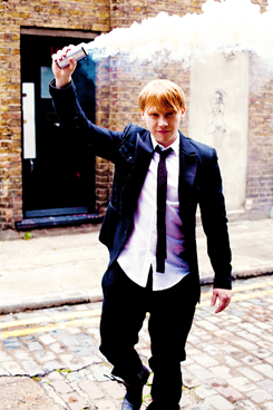 simplypotterheads:  Anything a little bit weird has always appealed to me. - Rupert Grint for Attitude, July 2011. 