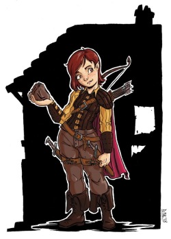 we-are-rogue: Liida, Rogue Halfling  by 