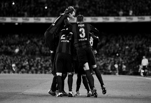 dailyfcb: FC Barcelona net 2 goals against Real Madrid during El Clasico on La Liga 2014/15 at Camp Nou on March 22, 2015 and are on the top of the table with 68 points.
